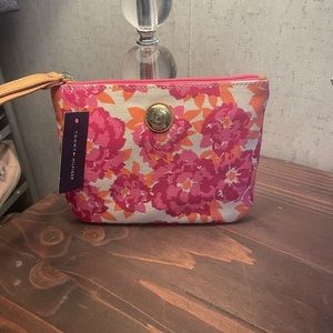 Tommy cosmetic case/wristlet